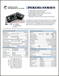 datasheet for PFKC05-24S12 by 