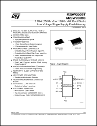 datasheet for M29W200BB by SGS-Thomson Microelectronics