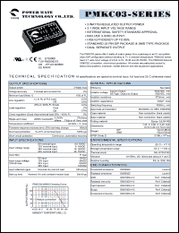 datasheet for PMKC03-05D05 by 