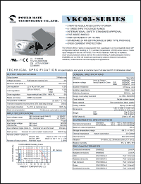 datasheet for VKC03-48S15 by 