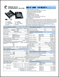 datasheet for HEC100-48D2533-K by 