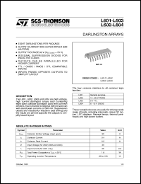 datasheet for L601 by SGS-Thomson Microelectronics