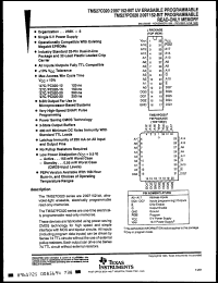 datasheet for TMS27C020-25JE4 by Texas Instruments