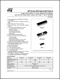 datasheet for ST72T212G2 by SGS-Thomson Microelectronics