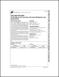 datasheet for ADC10662CIWM by 