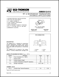 datasheet for AM80912-015 by SGS-Thomson Microelectronics