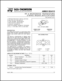 datasheet for AM83135-015 by SGS-Thomson Microelectronics