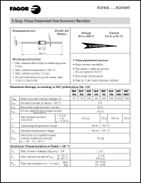 datasheet for RGP30J by 