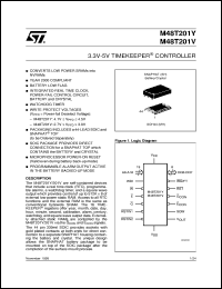 datasheet for M48T201V by SGS-Thomson Microelectronics