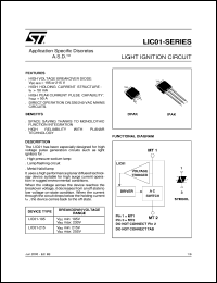 datasheet for LIC01-195I by SGS-Thomson Microelectronics