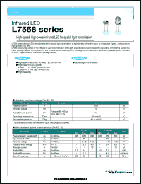 datasheet for L7558-01 by 