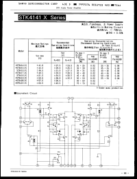 datasheet for STK4151X by SANYO Electric Co., Ltd.