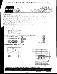 datasheet for VPH03 by SANYO Electric Co., Ltd.