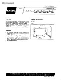 datasheet for STK400-090 by SANYO Electric Co., Ltd.