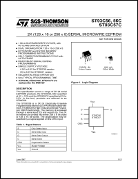 datasheet for ST93C56M3TR by Microchip Technology, Inc.