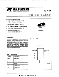 datasheet for M2764A-25F6 by SGS-Thomson Microelectronics