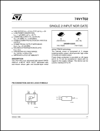 datasheet for 74V1T02 by SGS-Thomson Microelectronics