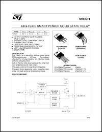 datasheet for VN02H by SGS-Thomson Microelectronics