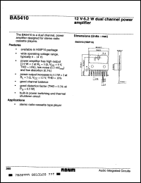 datasheet for BA5410 by ROHM