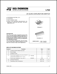datasheet for L702B by SGS-Thomson Microelectronics