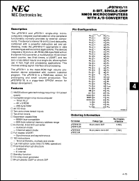 datasheet for uPD7811G-35 by NEC Electronics Inc.