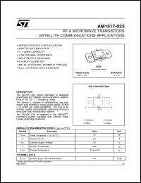 datasheet for AM1517-025 by SGS-Thomson Microelectronics