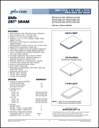 datasheet for MT55L512V18PB-6IT by 