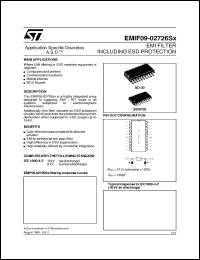 datasheet for EMIF09-02726S3 by SGS-Thomson Microelectronics