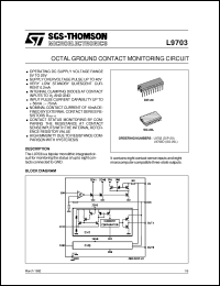 datasheet for L9703D by SGS-Thomson Microelectronics