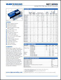 datasheet for NDY0509 by 