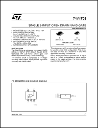 datasheet for 74V1T03 by SGS-Thomson Microelectronics