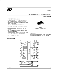 datasheet for L9903 by SGS-Thomson Microelectronics
