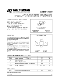 datasheet for AM80912-030 by SGS-Thomson Microelectronics