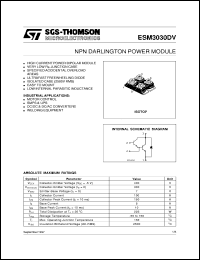 datasheet for ESM3030DV by SGS-Thomson Microelectronics