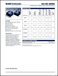 datasheet for DA101 by 