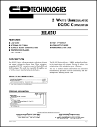 datasheet for HL02U12S05Y by 