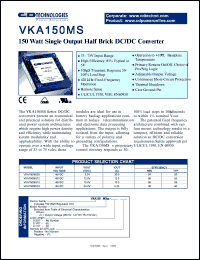 datasheet for VKA150MS12-1 by 