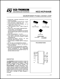 datasheet for HCF4046B by SGS-Thomson Microelectronics