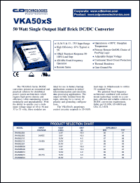 datasheet for VKA50LS05-61 by 