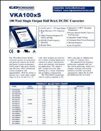 datasheet for VKA100LS02-6 by 