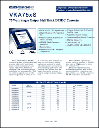 datasheet for VKA75MS24-61 by 