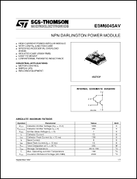 datasheet for ESM6045AV by SGS-Thomson Microelectronics