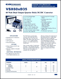 datasheet for VSX60MD35-1 by 