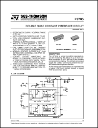 datasheet for L9705D by SGS-Thomson Microelectronics