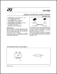 datasheet for 74V1T05 by SGS-Thomson Microelectronics