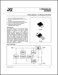 datasheet for L7805ABD2T by SGS-Thomson Microelectronics
