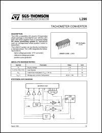 datasheet for L290B by SGS-Thomson Microelectronics