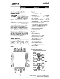 datasheet for HFA3861BIN96 by Intersil Corporation