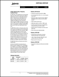 datasheet for ICM7216BLPL by Intersil Corporation