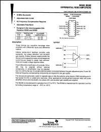 datasheet for SE592J by Texas Instruments